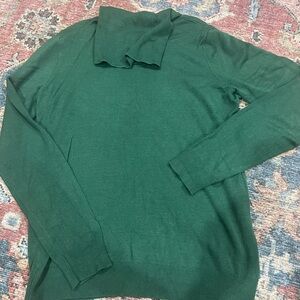 Ann Taylor green turtle neck